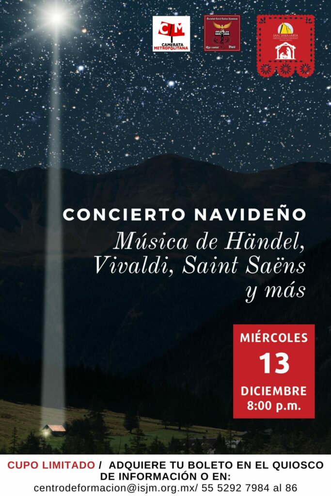 Concierto Navideño: música de Händel, Vivaldi, Saint Saëns y más…