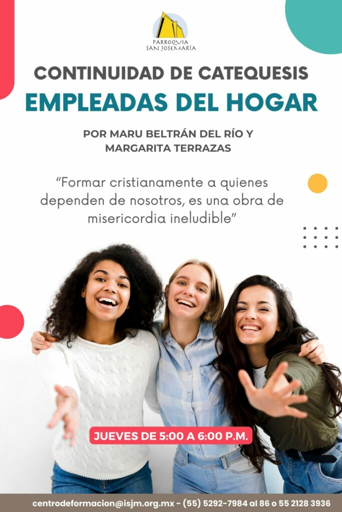 Continuidad Catequesis Empleadas del Hogar