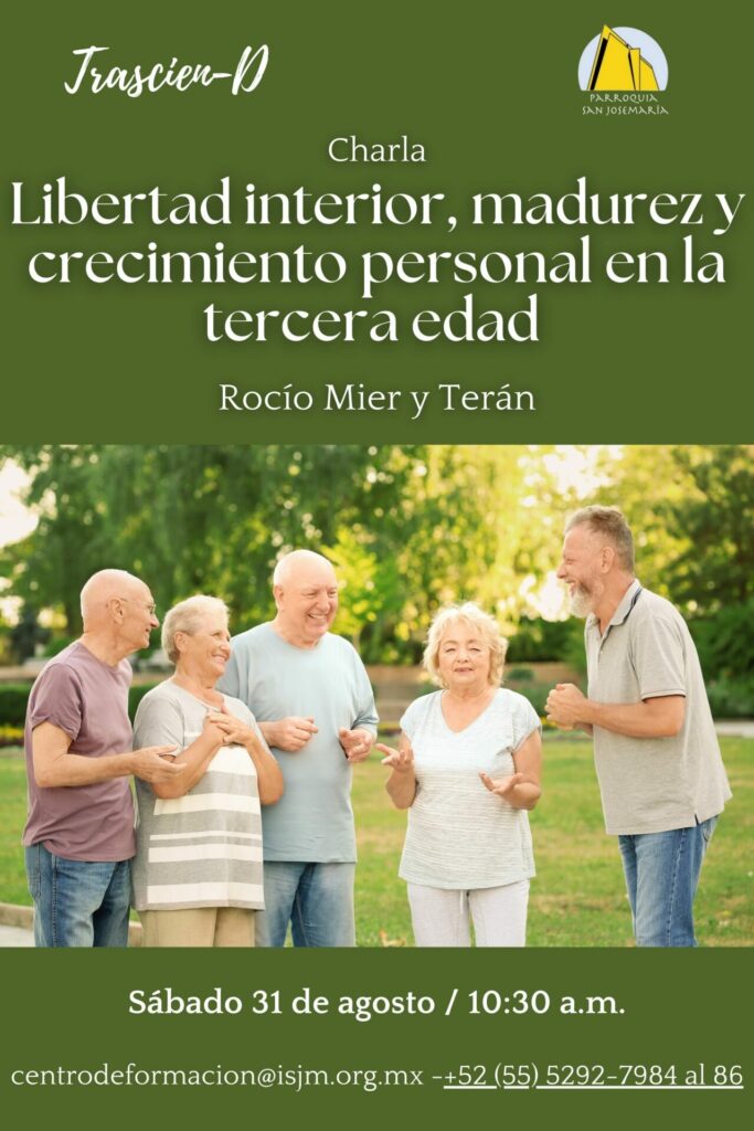 Trascien-D: Libertad interior, madurez y crecimiento personal en la tercera edad por Rocío Mier y Terán