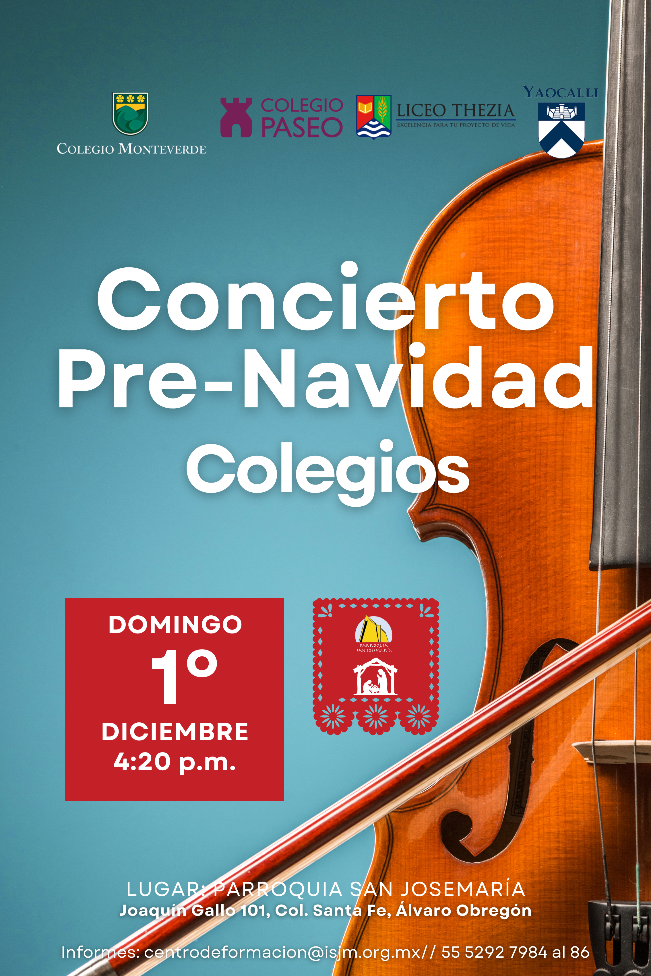 Concierto pre-Navidad Colegios